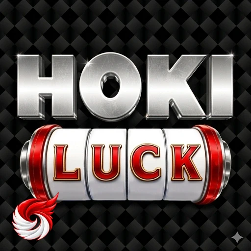 Logo hokiluck di panel unduh beranda untuk APK Android resmi